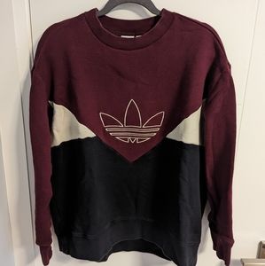 Adidas tri-colour crewneck